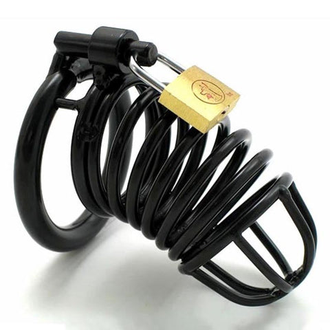 Ridem Tiger Black Male Chastity Device Lightweight ABS Plastic Construction - Male Chastity