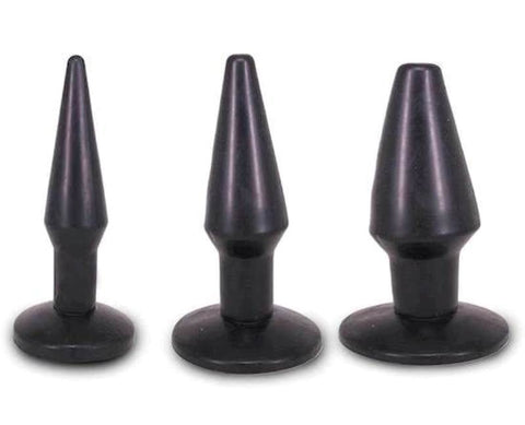 Seven Creations Rider Butt Plug Set Three Progressive Sizes - Butt Plugs