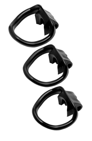 XR Brands Rikers 2.0 Chastity Device Plastic Locking System with Internal Lock - Male Chastity