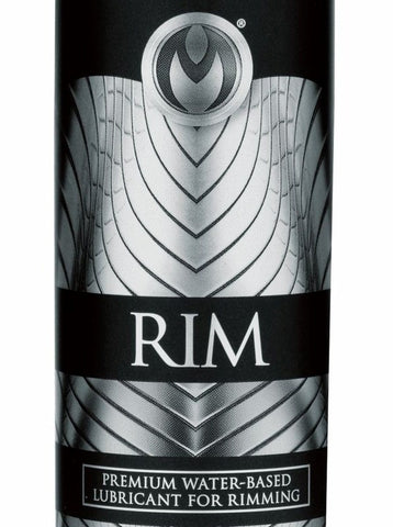 XR Brands Rim Premium Water Based Lubricant For Rimming 8Oz Vanilla Flavor - Water Based Lubes