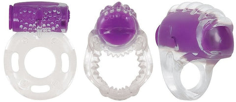 Evolved Ring True 3 Unique Pleasure Rings Cock Ring Set - Cock Rings