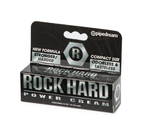 Pipedream Rock Hard Erection Enhancer Power Cream 15ml Enhancement Formula - Delay and Excite Sprays