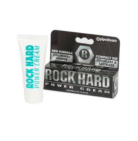 Pipedream Rock Hard Erection Enhancer Power Cream 15ml Enhancement Formula - Delay and Excite Sprays
