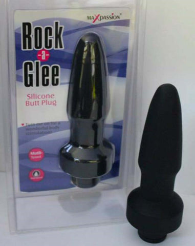 Maxpassion Rock a Glee Silicone Vibrating Butt Plug with Multi Speed Settings - Butt Plugs