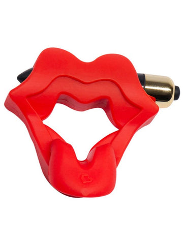Rocks Off 40 Lixxx Vibe Red Vibrating Cock Ring with Removable Bullet - Cock Rings