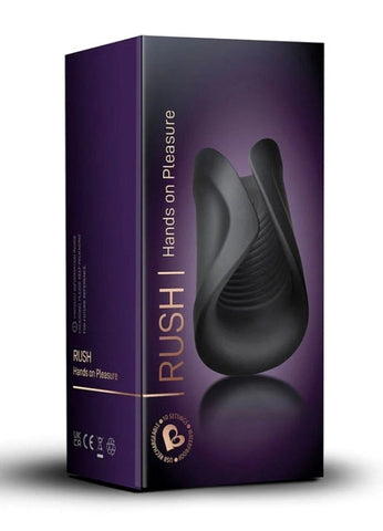 Rocks Off Rush Vibrating Masturbator with 10 Vibration Settings - Love Dolls