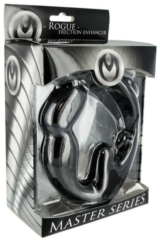 XR Brands Rogue Erection Enhancer with Anal Stim Cock Ring - Stretchy Cock Rings