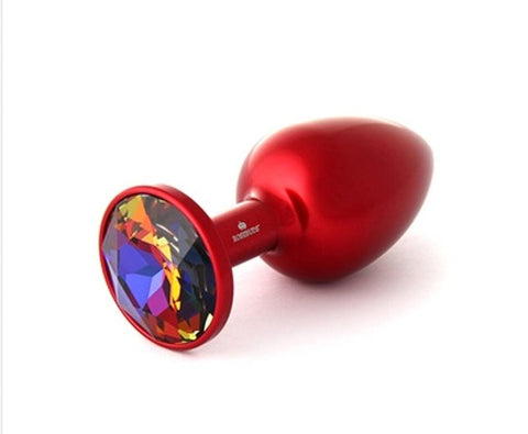 Rosebuds Jewelry ALU Red M Volcano Anodized Aluminum Butt Plug - Butt Plugs