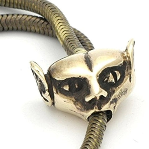 Rosebuds Jewelry ManCat Stainless Steel Cock Ring with 28cm Chain - Cock Rings
