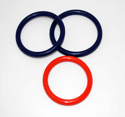Hells Couture Rubber Stretchy Cock & Ball Ring 58mm Diameter Enhanced Performance - Cock Rings