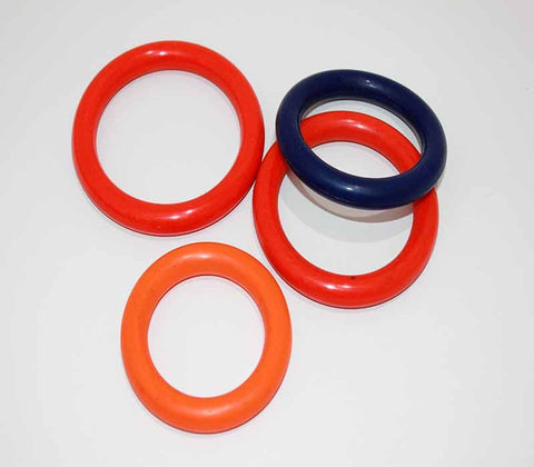 Hells Couture Rubber Cock & Ball Ring 65mm Diameter Enhances Erections - Cock Rings