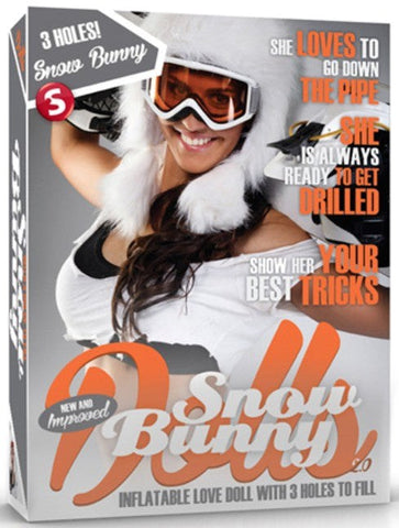 Shots Toys S Line Dolls Snow Bunny Inflatable Love Doll Three Openings - Love Dolls
