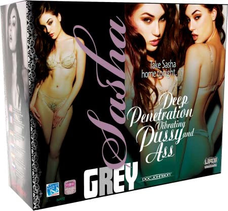 Sasha Grey UR3 Vibrating Pussy and Ass Male Pleasure Tool - - Masturbators and Strokers