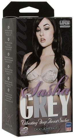 Doc Johnson Sasha Grey Vibrating Deep Throat Sucker Stroker - Masturbators and Strokers