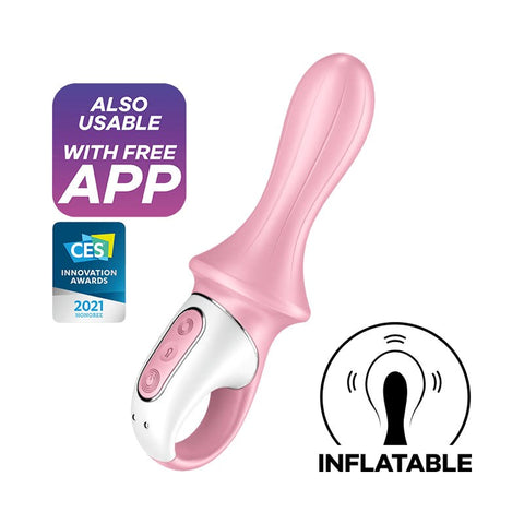 Satisfyer Air Pump Booty 5 App Controlled Silicone Anal Vibrator - Anal Vibrators