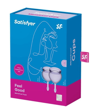 Satisfyer Feel Good Hygienic Silicone Menstrual Cups Medical Grade - Condoms