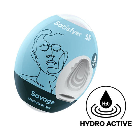 Satisfyer Male Masturbator Eggs Savage Cyber Skin Technology - Masturbators and Strokers