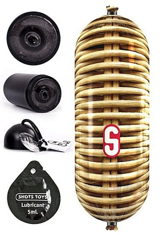 Shots Toys Sausage Oral Masturbator Hard Multiple Stimulation Chambers - Masturbators and Strokers