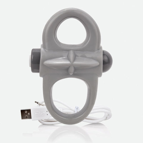 Screaming O Charged Yoga Vibrating Cock Ring Flexible Design - Cock Rings