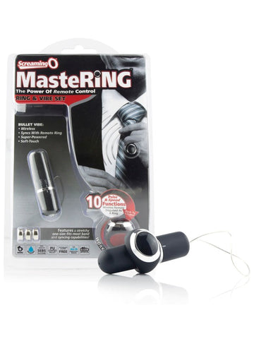 Screaming O ScreamingO MasterRing Vibrating Cock Ring with Remote Control - Vibrating Cock Rings
