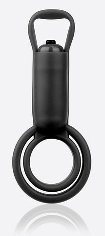 Screaming O OmegO Vibrating Cock Ring with Dual Ring Design - Stretchy Cock Rings