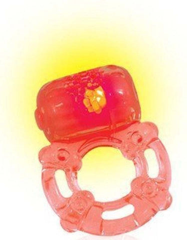 Screaming O The Big O Glow LED Vibrating Cock Ring with 9 Functions - Cock Rings