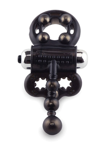 Screaming O The OMan Spark Vibrating Cock Ring with Weighted Metal Balls - Cock Rings