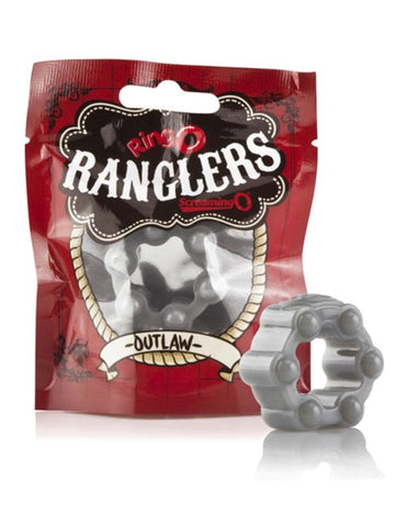 Screaming O Outlaw Rangler Textured Cock Ring for Enhanced Penis Stimulation - Cock Rings