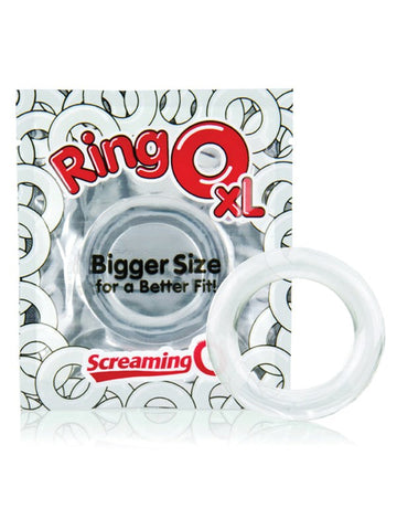 Screaming O The RingO XL Clear Extra Large Cock Ring - Cock Rings