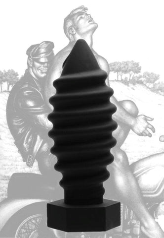 XR Brands Screw U Butt Plug with Twisting Insertion Mechanism - Butt Plugs