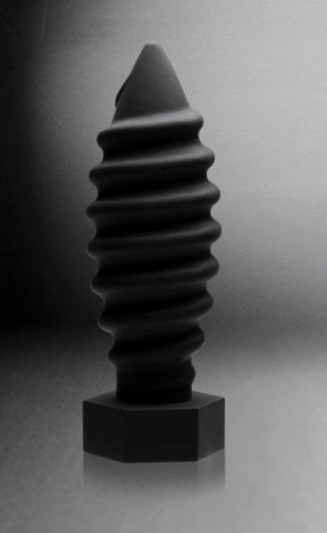 XR Brands Screw U Butt Plug with Twisting Insertion Mechanism - Butt Plugs