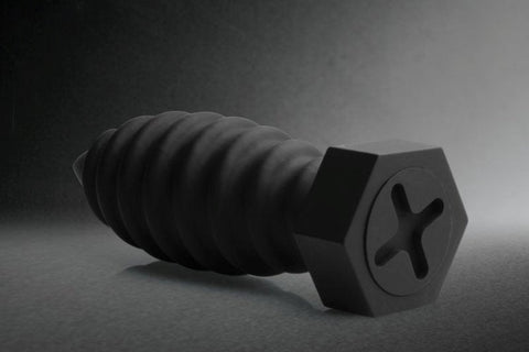 XR Brands Screw U Butt Plug with Twisting Insertion Mechanism - Butt Plugs