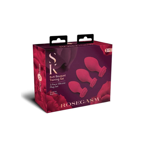 Secret Kisses Rosegasm Butt Bouquet Training Set - Butt Plugs
