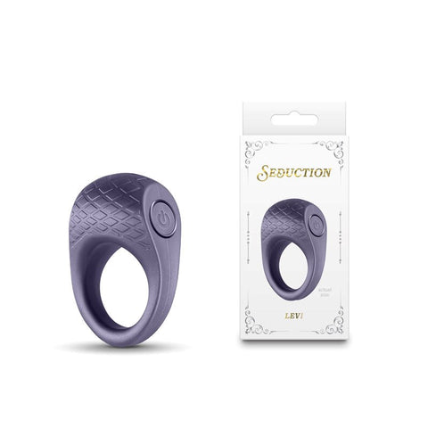 NS Novelties Seduction Levi Vibrating Cock Ring with Dual Stimulation - Cock Rings