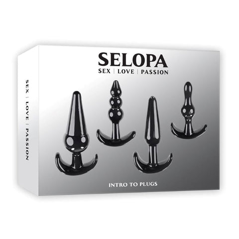 Evolved Selopas Intimate Exploration Anal Plug Set with 4 Graduated Sizes - Butt Plugs