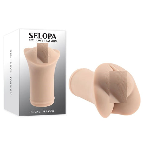 Evolved Selopa Pocket Pleaser Masturbator Waterproof TPE Design - Realistic Butts And Vaginas
