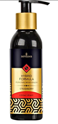Sensuva Hybrid Formula Personal Moisturizer 125ml with Long Lasting Glide - Water Based Lubes