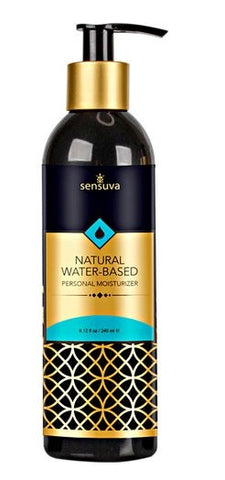 Sensuva Natural Water Based Personal Moisturizer 240ml Natural Lubricant - Water Based Lubes