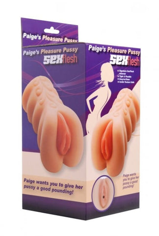 XR Brands SexFlesh Paige Pleasure Pussy Realistic Male Masturbator - Masturbators and Strokers