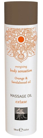 Hot Ero Shiatsu Massage Oil 100ml Natural Formula for Intimate Touch - Oil Based Lubes