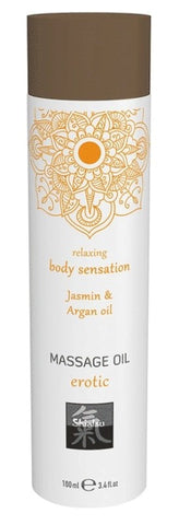 Hot Ero Shiatsu Massage Oil 100ml Natural Formula for Intimate Touch - Oil Based Lubes