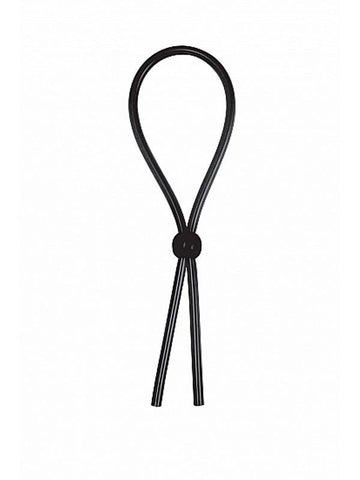 Shots Toys Erection Booster Black Adjustable Cock Ring - Cock Rings