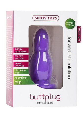 Shots Toys Small Buttplug with Suction Cup Base - Butt Plugs