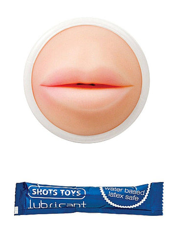 Shots Toys Easy Rider Cold Masturbator Mouth with Cooling Technology - Masturbators and Strokers