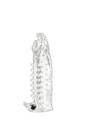 Shots Toys Wagging Dog Penis Extension Vibrating Textured - Pumps, Extenders and Sleeves