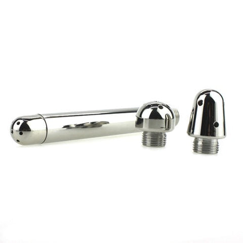 BDStyle Shower Enema Water Nozzle 3 Style Plug Head 3 Interchangeable Heads - Enemas and Douches