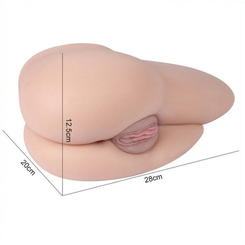 BDStyle Sidesaddle Realistic Ass Dual Entry Male Masturbator - Realistic Butts And Vaginas
