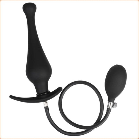 BDStyle Silicone Expand Inflatable Dildo Anal Plug Adjustable Size - Butt Plugs