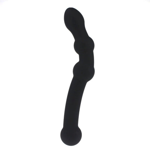 BDStyle Silicone Prostate Butt Plug with Curved Design for P Spot Massage - Butt Plugs