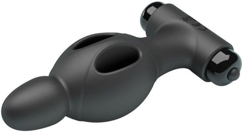 Baile Silicone Rechargeable Vibrating Anal Plug Black 10 Vibration Modes - Anal Vibrators